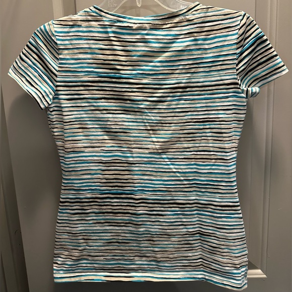 Lafayette 148 Size P Short Sleeve Pullover Top EUC - Picture 2 of 5